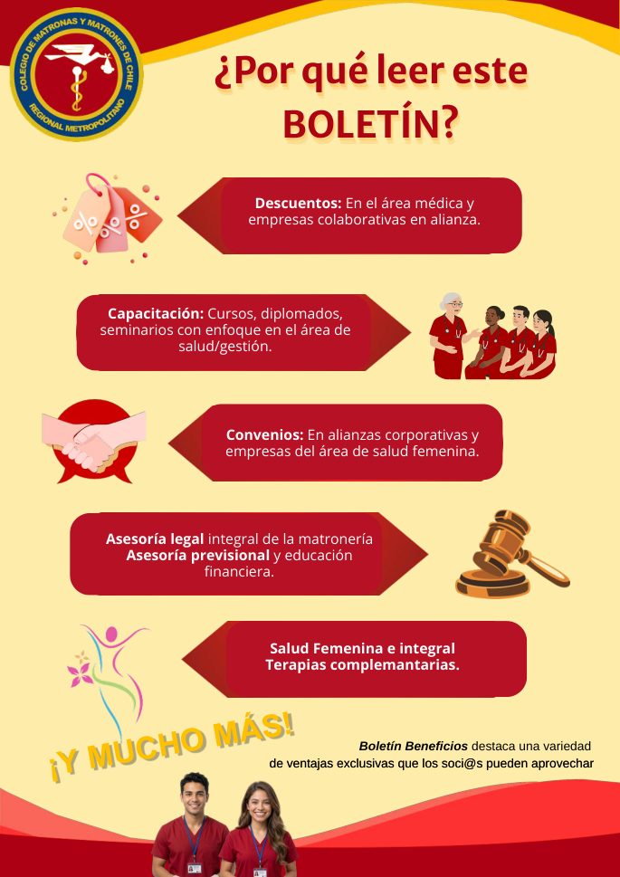 Página sobre los beneficios de ser parte de COLMAT