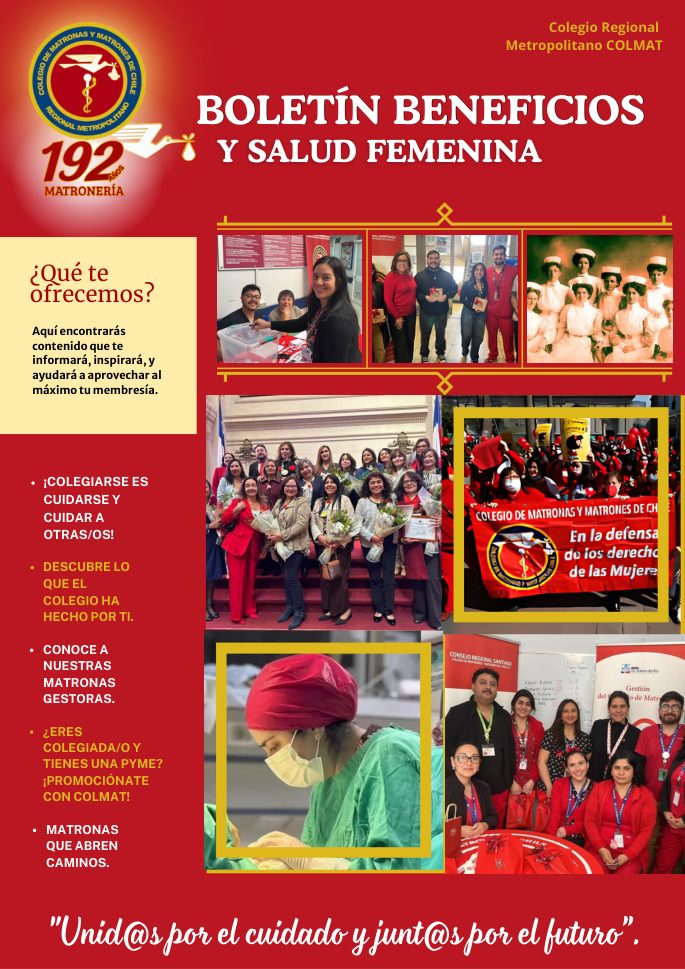 Portada del Boletín de beneficios y salud femenina 2026