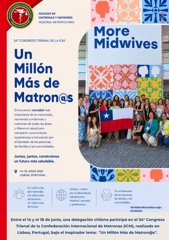 Página sobre representación internacional de matronas y matrones