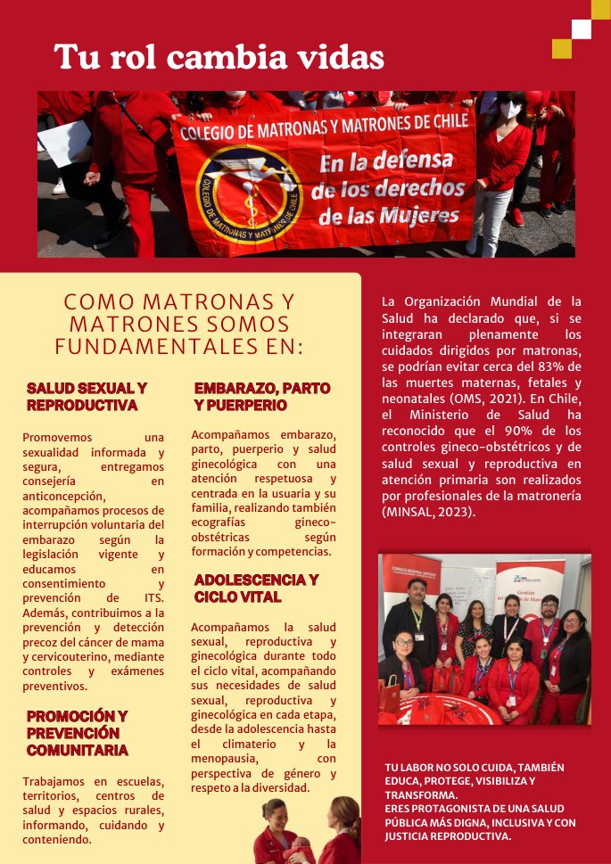 Página sobre salud sexual y reproductiva